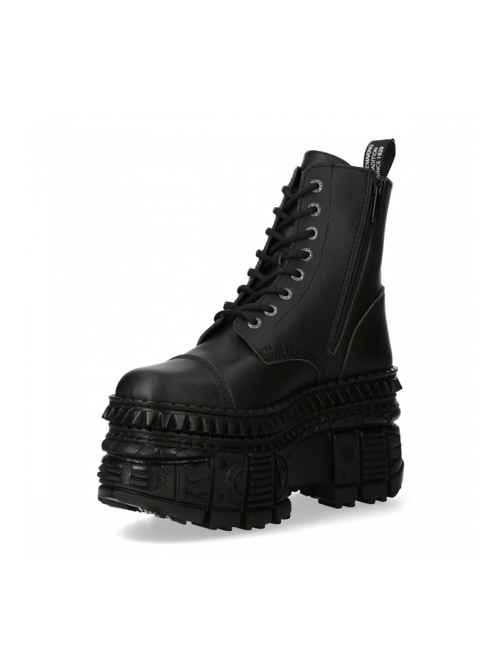 NEW ROCK Men's Fashion Black Gothic Style Ankle Boots