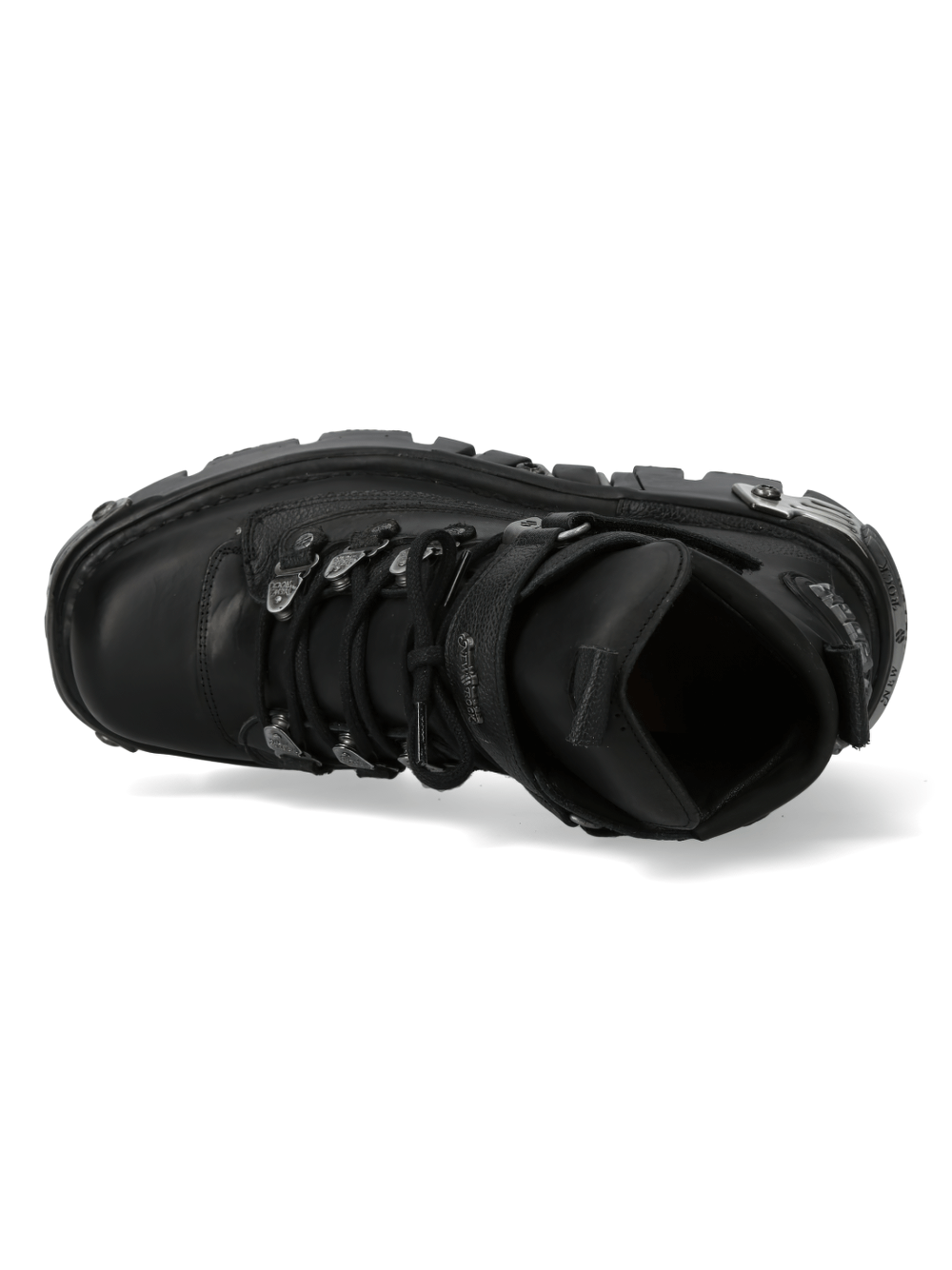 NEW ROCK Men's Gothic Ankle Boots with Metal Details