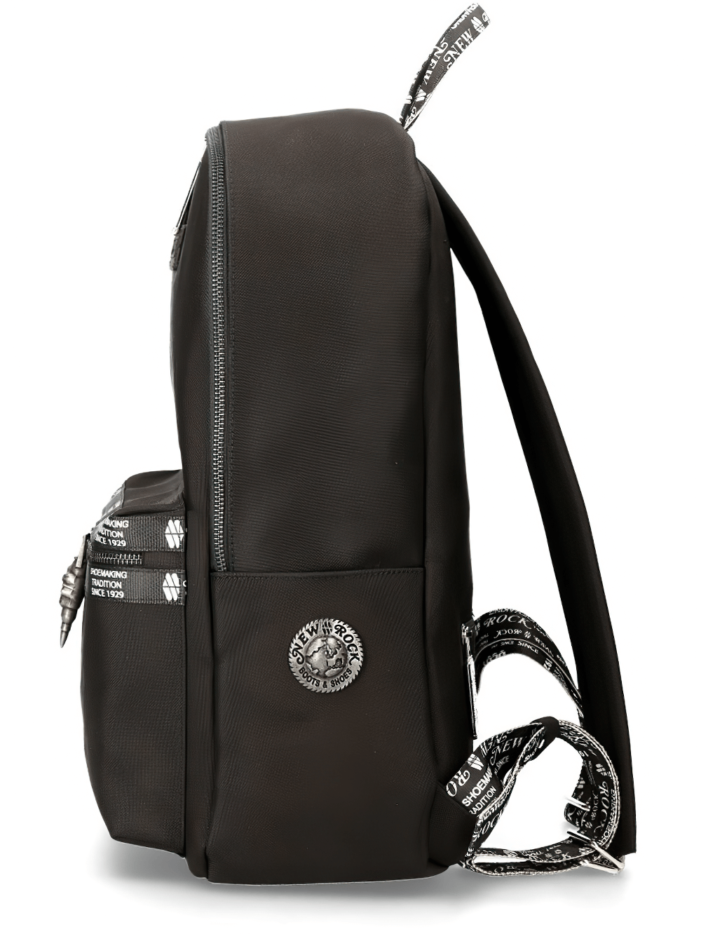 NEW ROCK Gothic Backpack with Zipper Closure and Straps