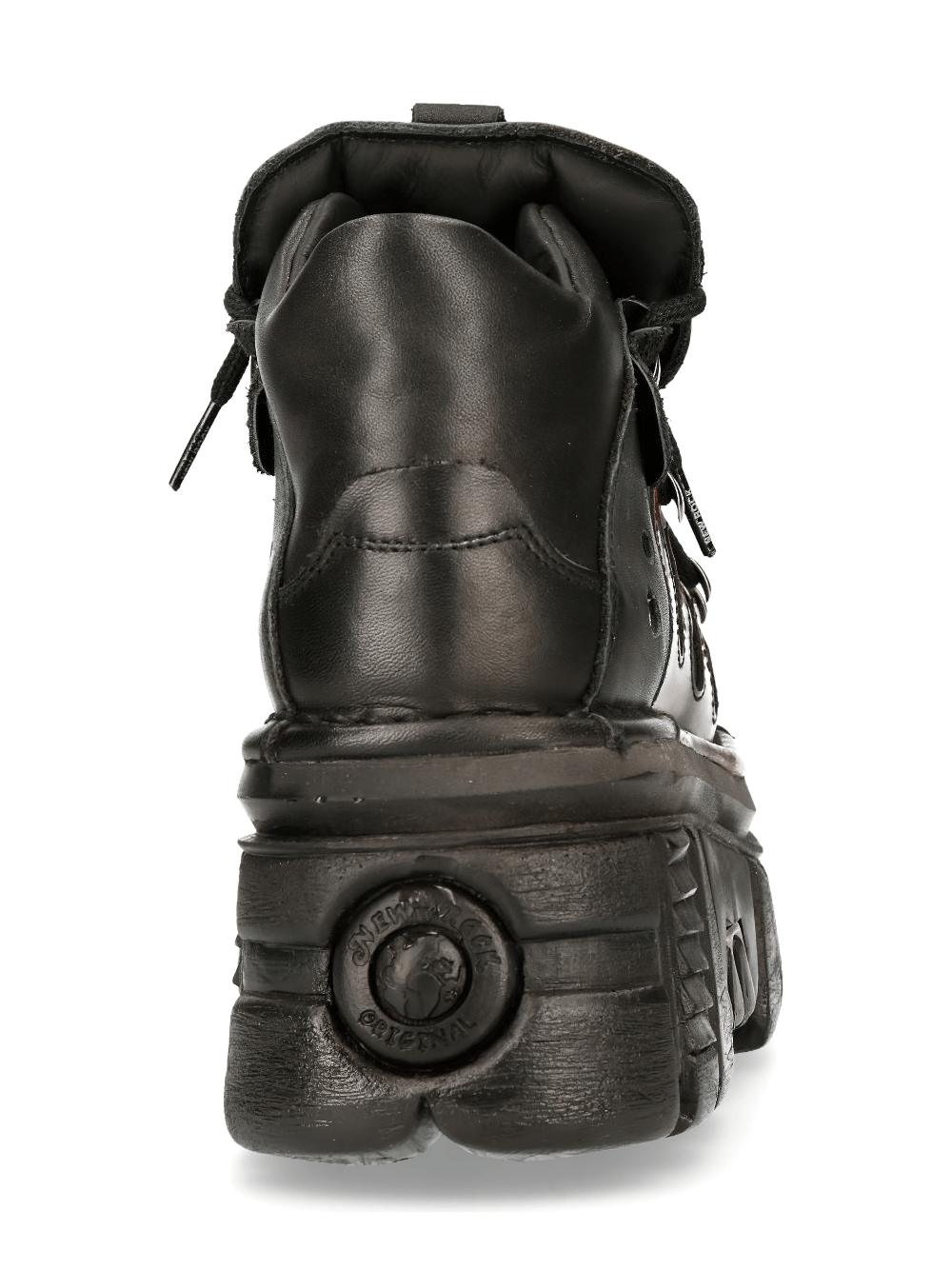 NEW ROCK Women's Gothic Punk Platform Boots with Flame Design