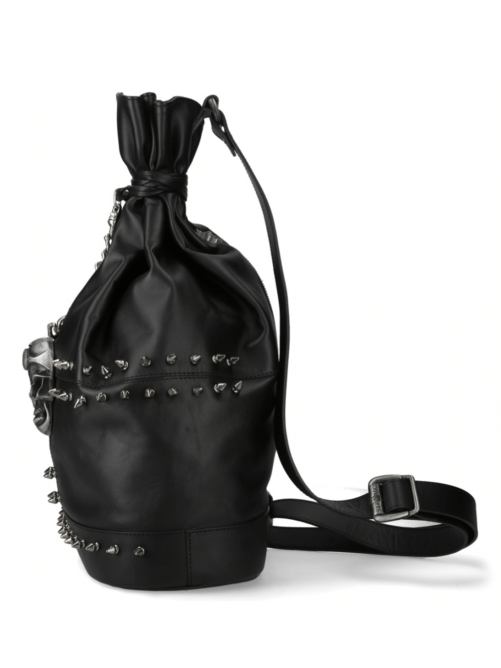 NEW ROCK Gothic Skull Chain Backpack with Studded Accents