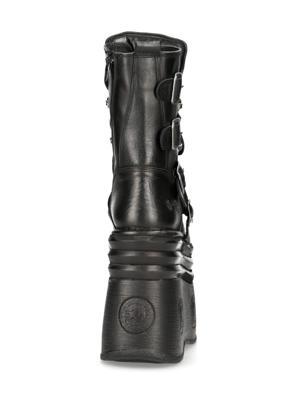 NEW ROCK Women's Gothic Style High-Platform Lace-Up Boots