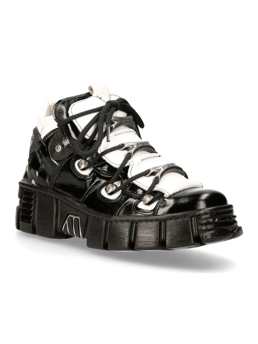 NEW ROCK Heavy Rock Platform Sneakers with Lace-Up Design