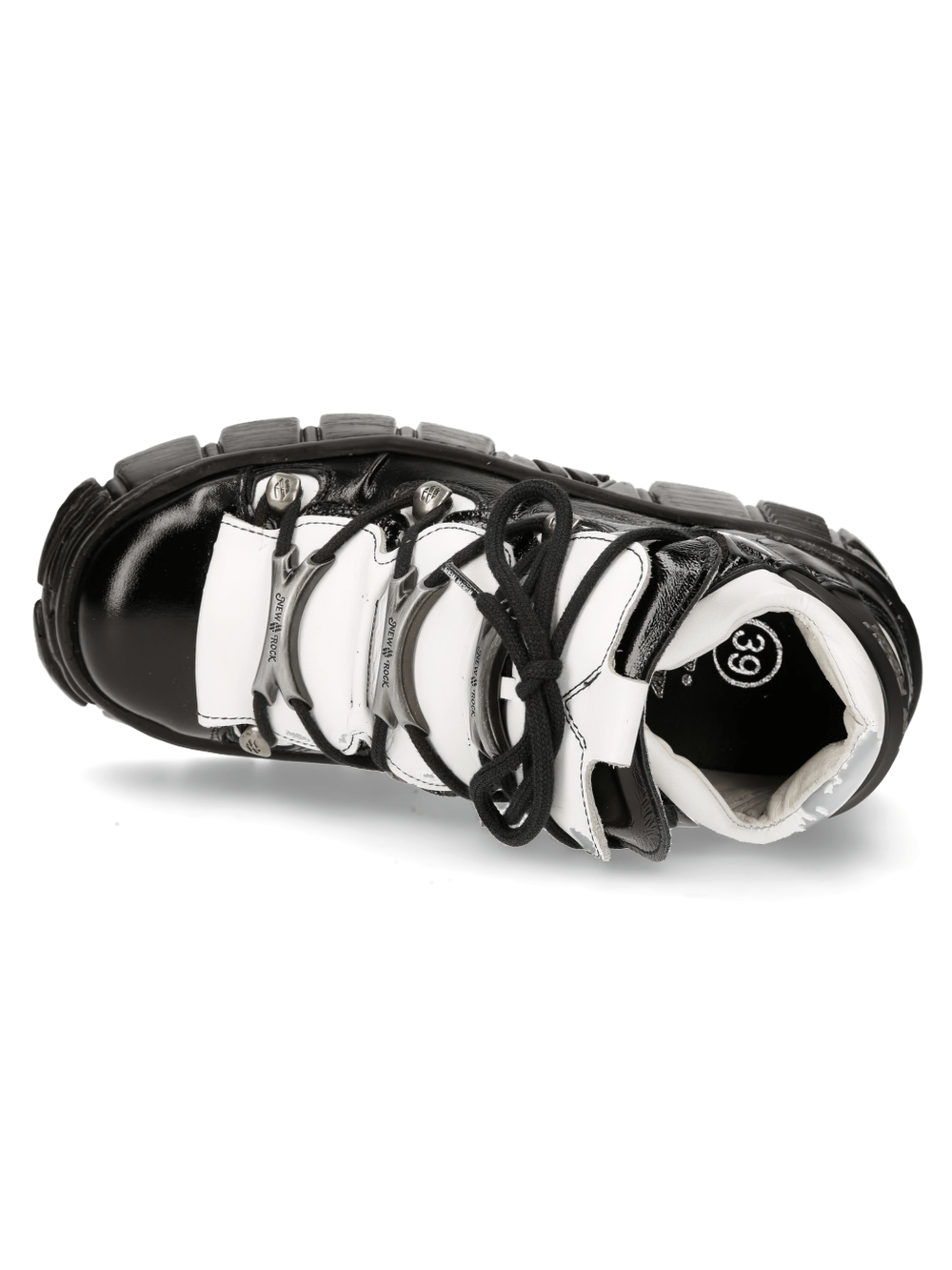 NEW ROCK Heavy Rock Platform Sneakers with Lace-Up Design