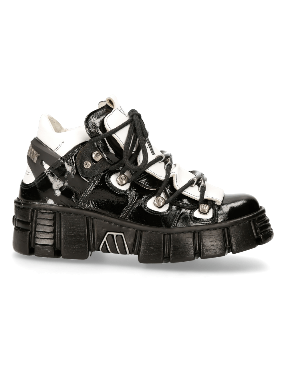NEW ROCK Heavy Rock Platform Sneakers with Lace-Up Design