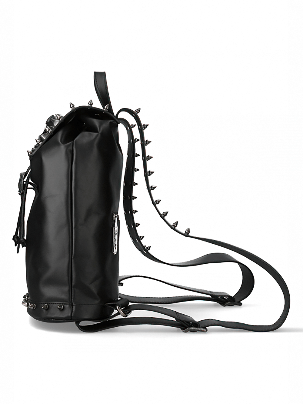 NEW ROCK Leather Punk Backpack with Buckle and Spikes