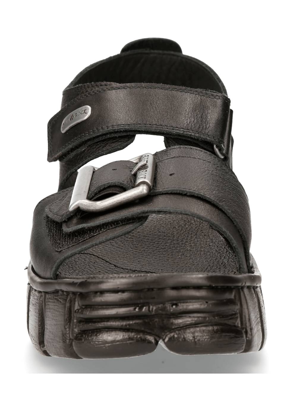 NEW ROCK Men's Punk Sandals with Chunky Platform Sole