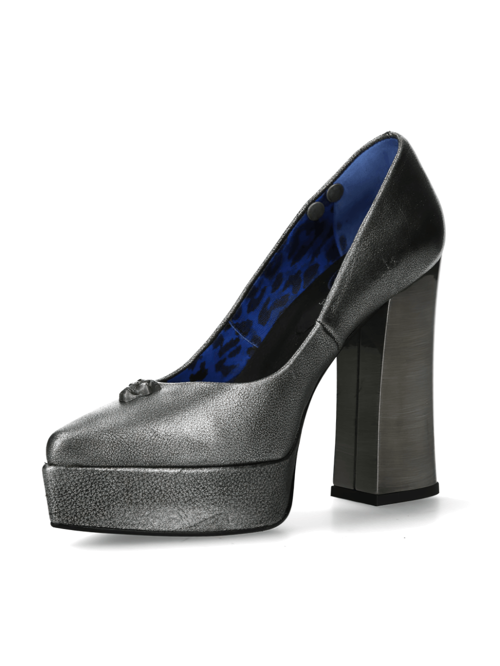 NEW ROCK Platform Block Heel Pumps with Bold Urban Style