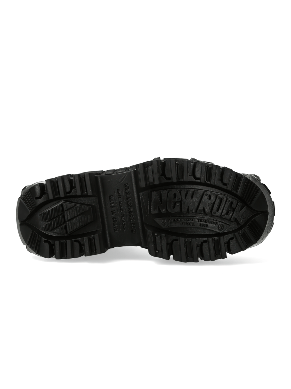 NEW ROCK Men's Red Camo Platform Ankle Boots With Lace-Up