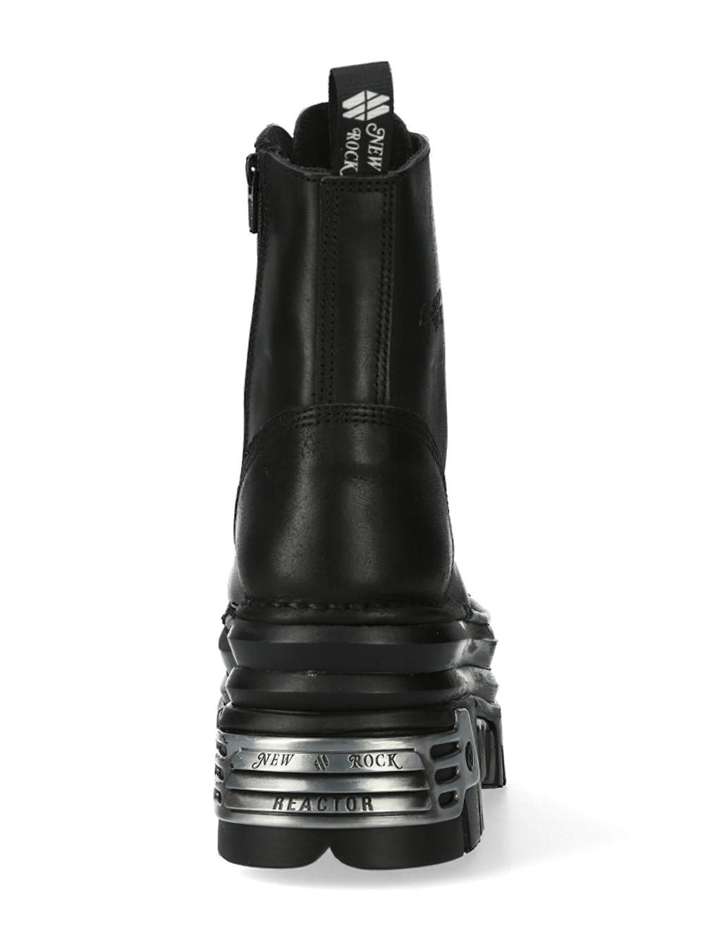 NEW ROCK Women's Rugged Lace-Up Ankle Boots with Metal Details