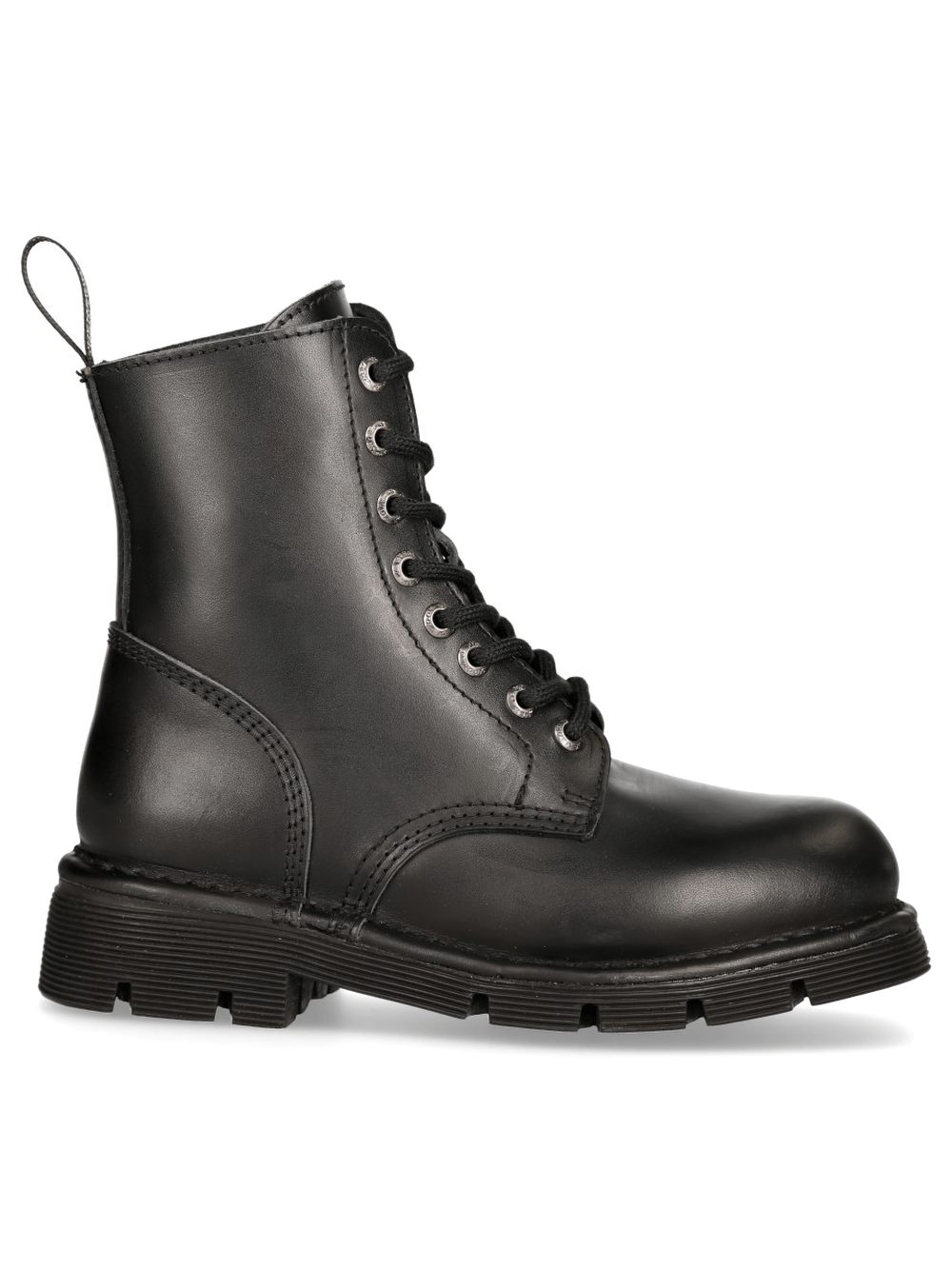NEW ROCK Men's Rugged Military Lace-Up Ankle Boots