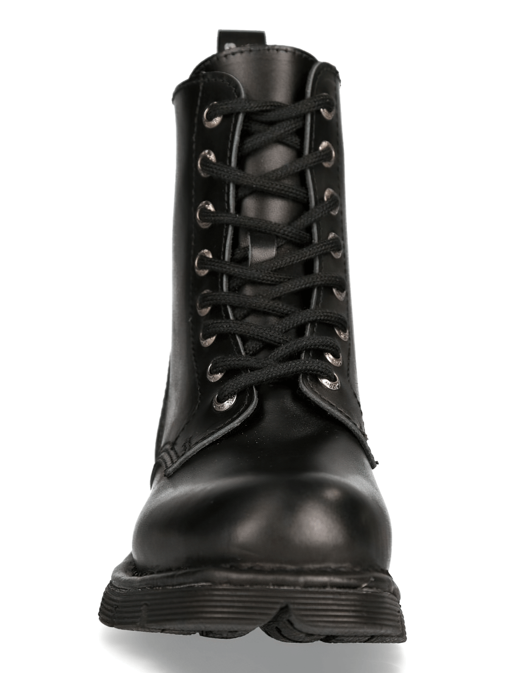NEW ROCK Men's Rugged Military Lace-Up Ankle Boots