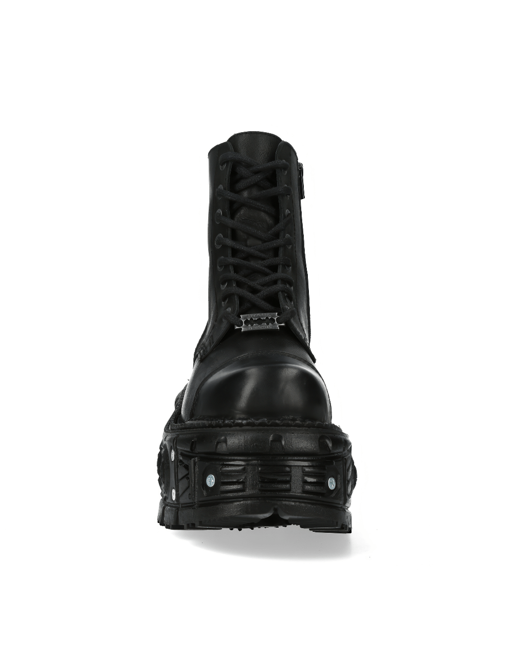 NEW ROCK Men's Rugged Punk Style Ankle Boot with Stud Details