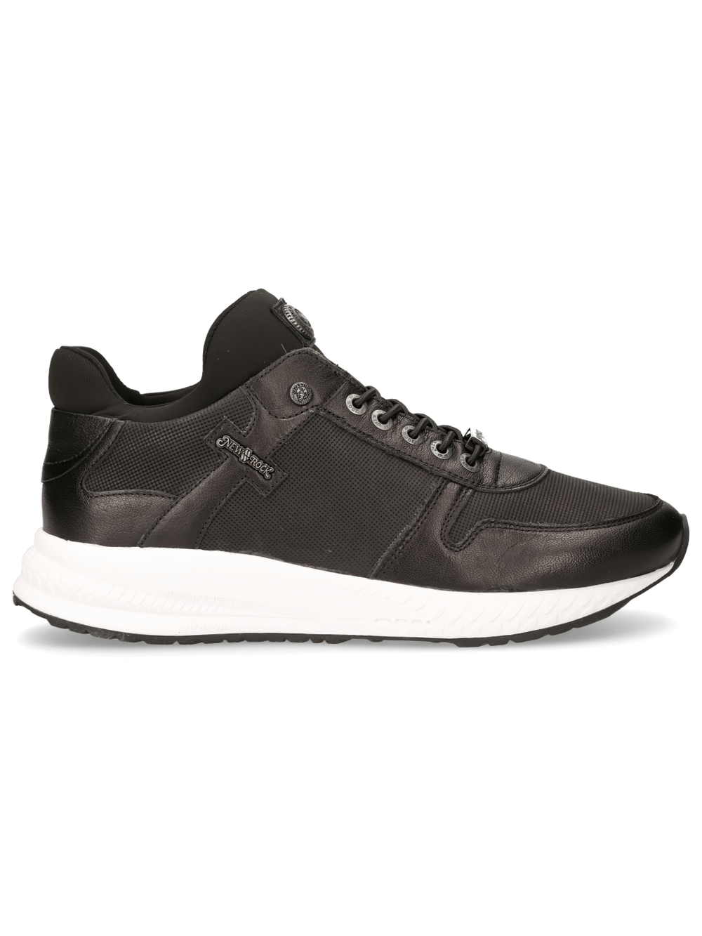 NEW ROCK Women's Sleek Urban Black Sports Sneakers