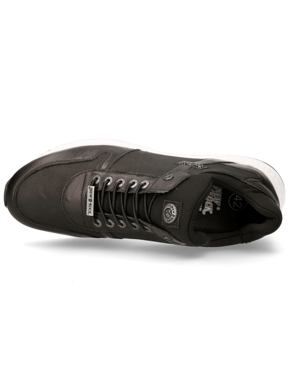 NEW ROCK Women's Sleek Urban Black Sports Sneakers