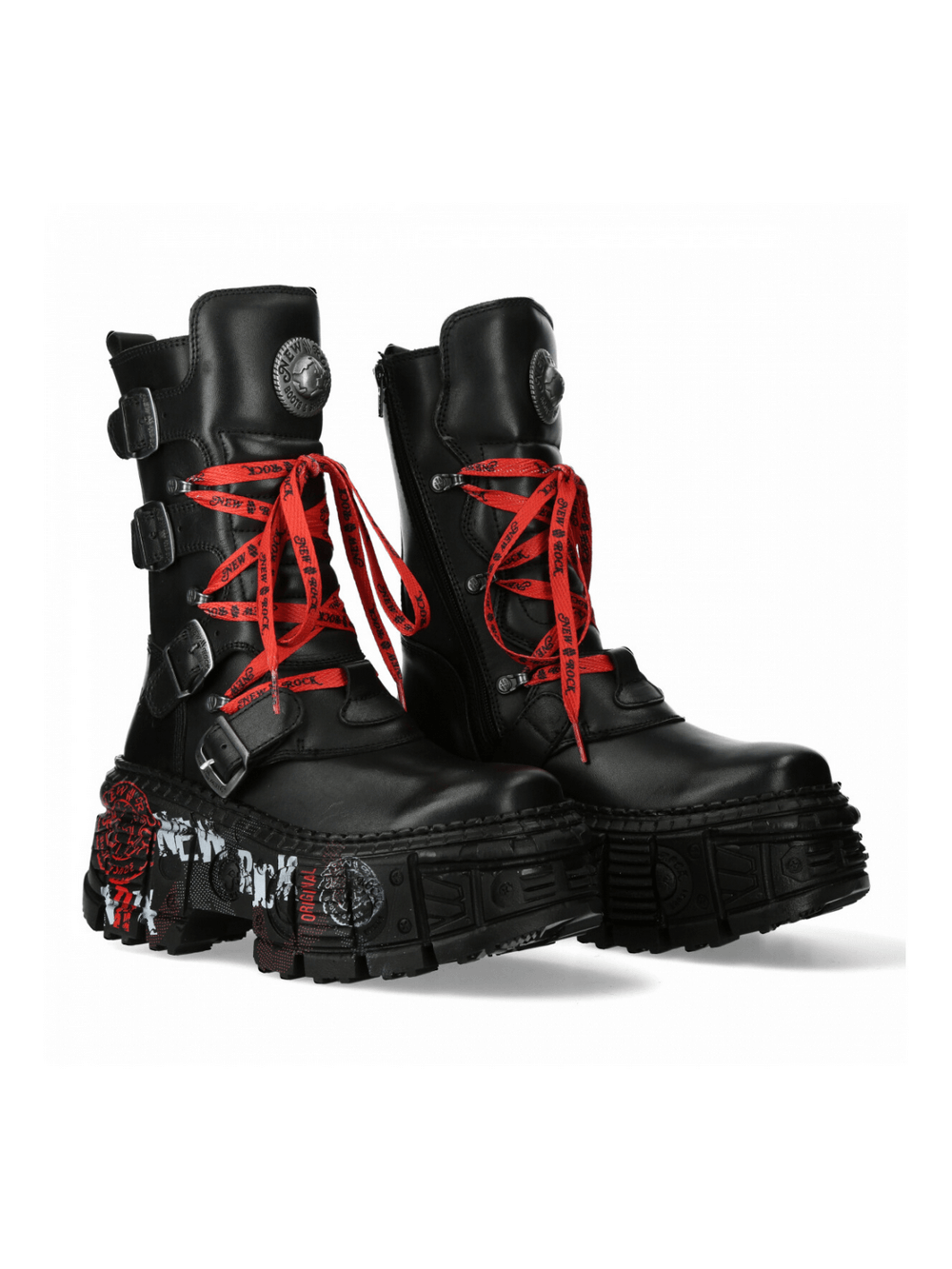 NEW ROCK Men's Studded Gothic Rock Boots - Versatile and Bold