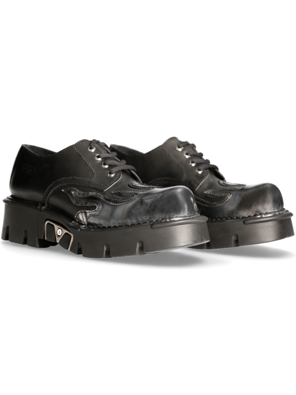 NEW ROCK Men's Stylish Bold Platform Shoes with Rock Design