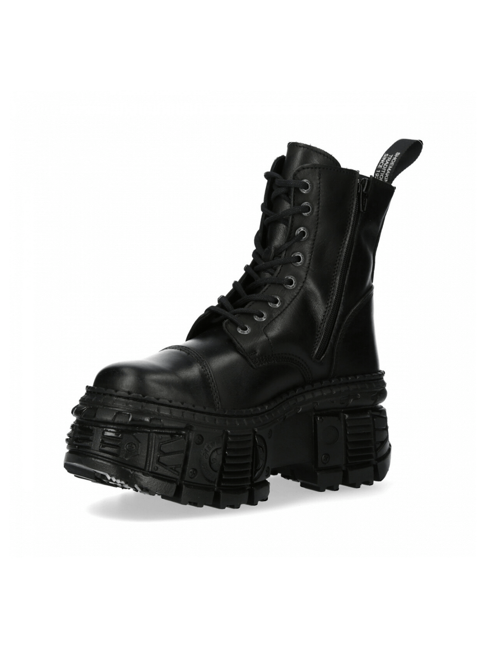 NEW ROCK Men's Stylish Gothic Style Ankle Boots with Platform