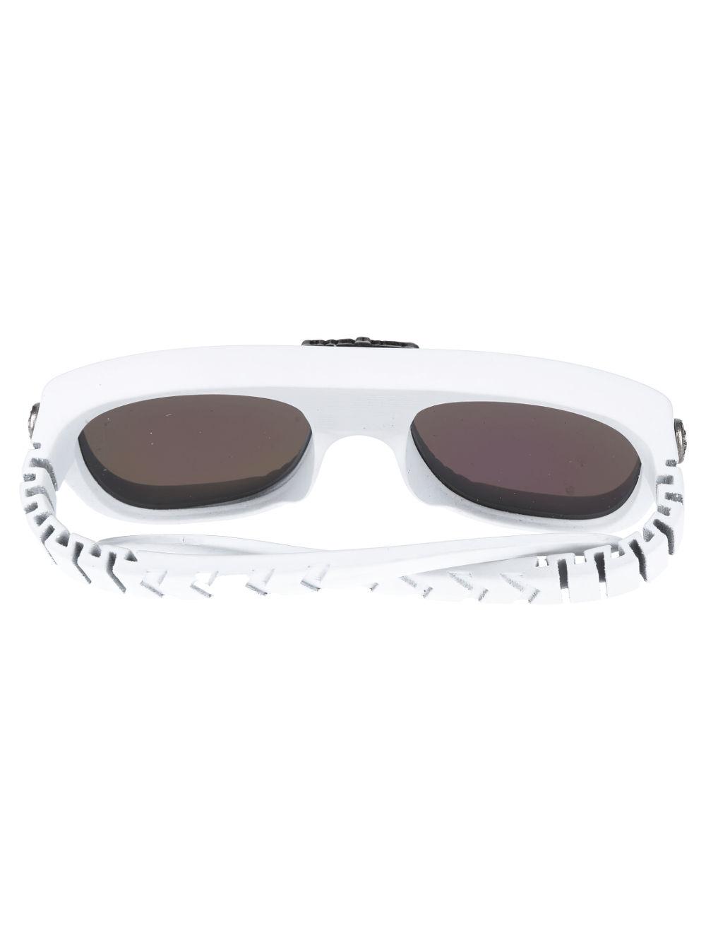 NEW ROCK Sunglasses With Studded Accents And Mirror Lenses
