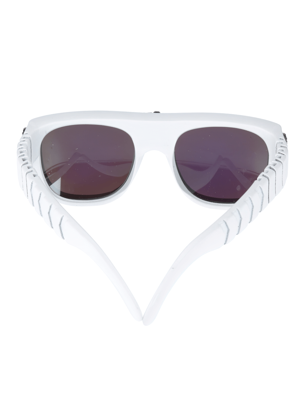 NEW ROCK Sunglasses With Studded Accents And Mirror Lenses
