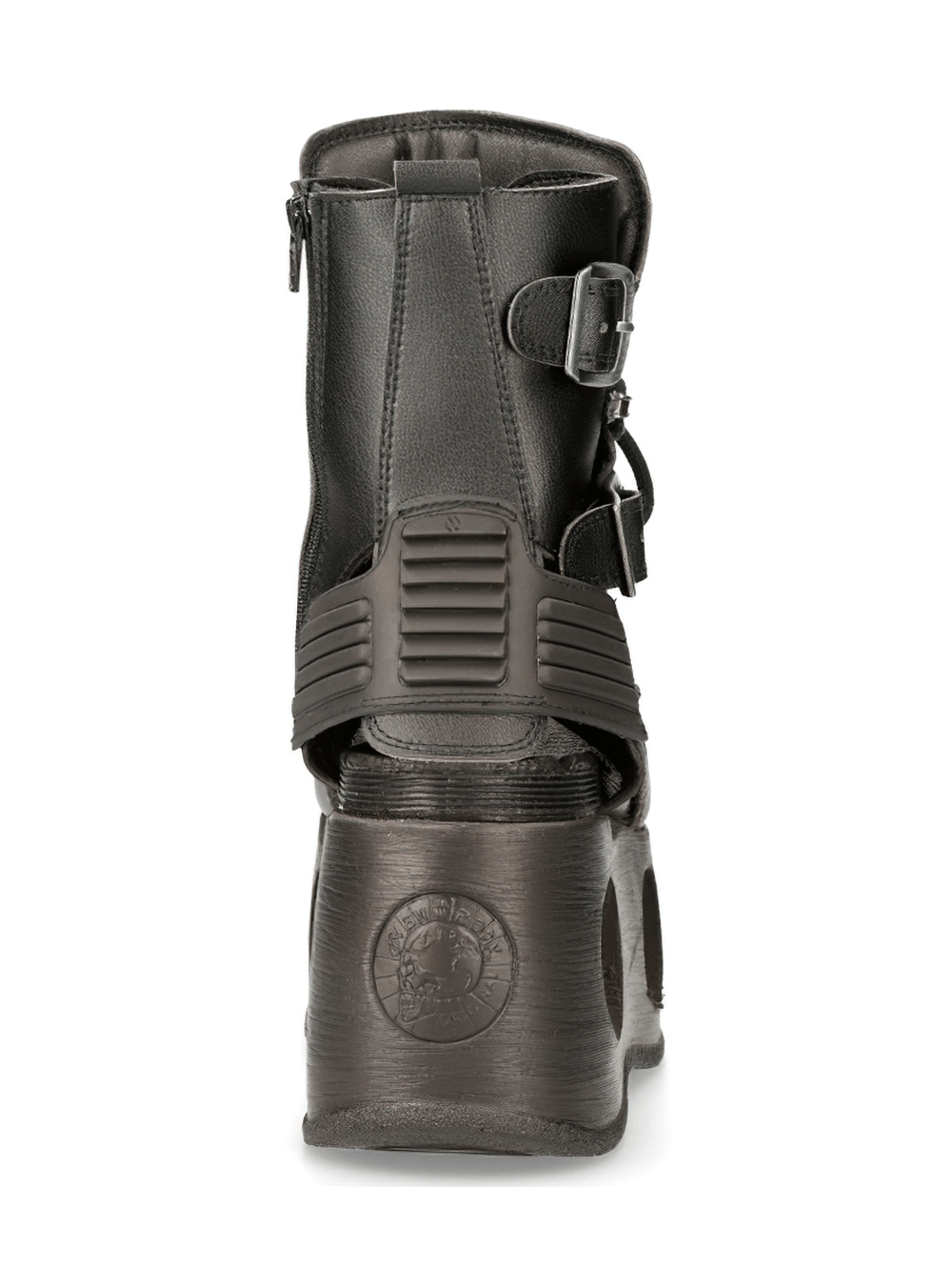 NEW ROCK Unique Gothic Punk Boots with Hollow Platforms