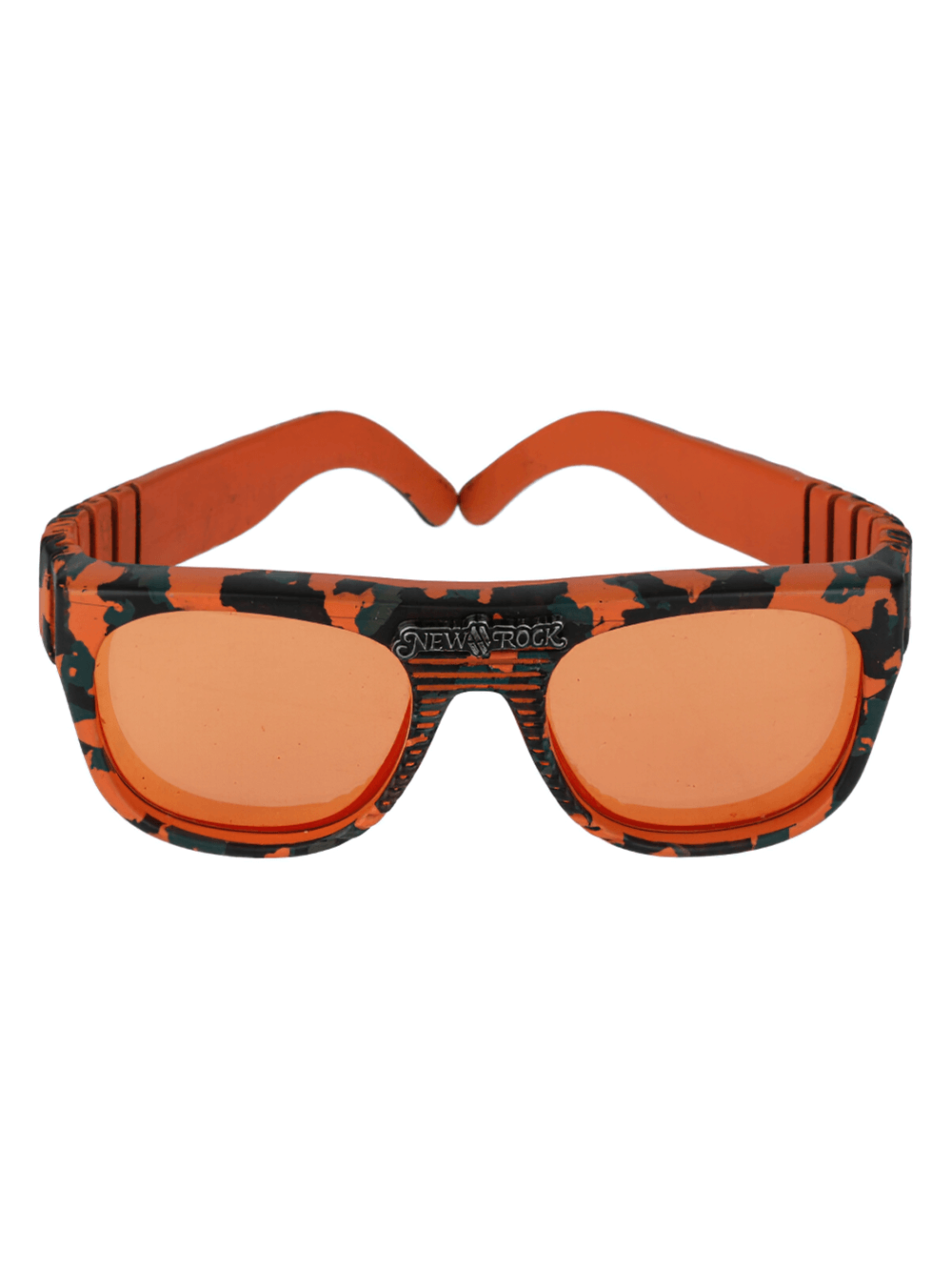NEW ROCK Urban Camouflage Pattern Vibrant Sunglasses