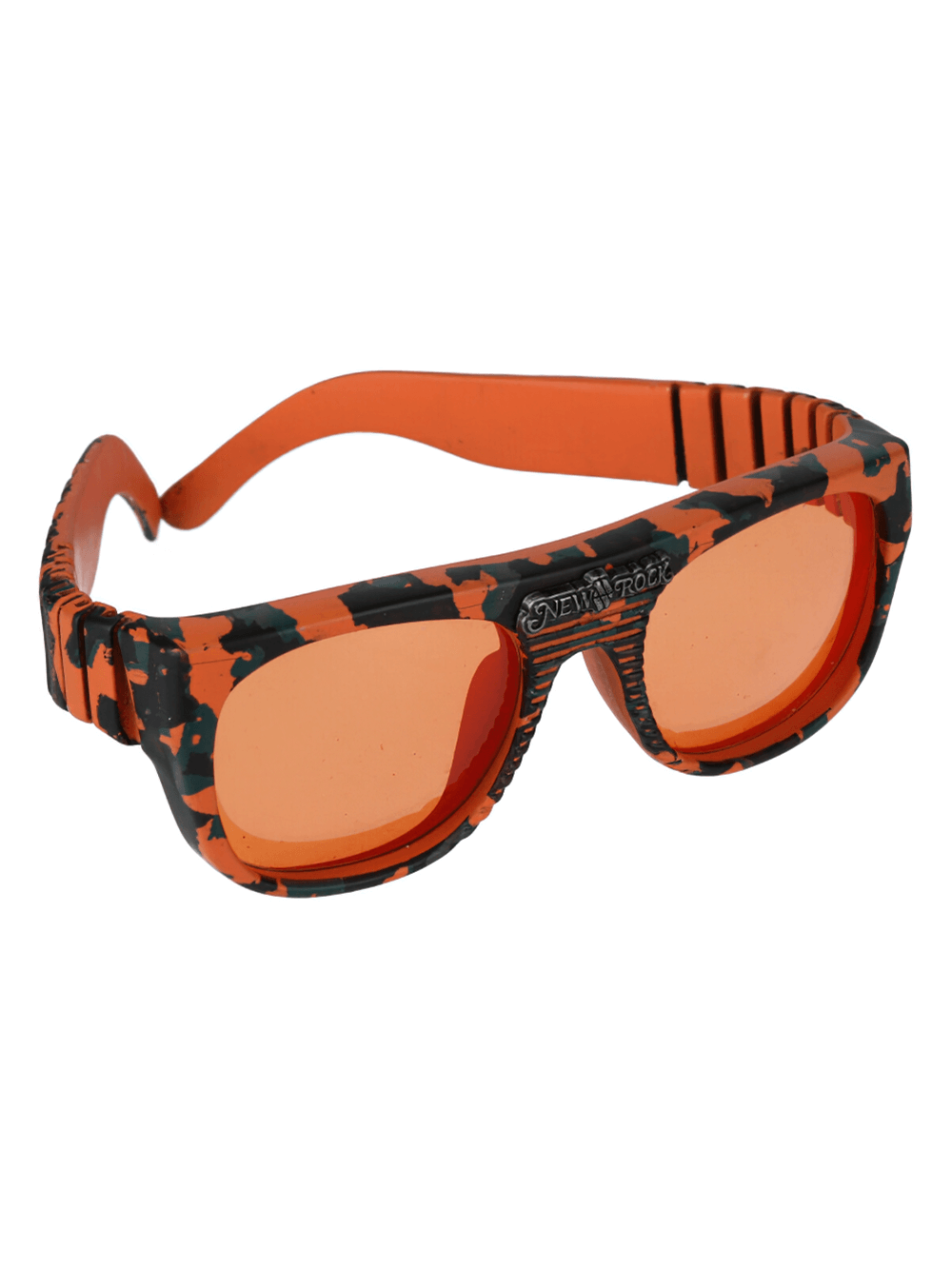 NEW ROCK Urban Camouflage Pattern Vibrant Sunglasses