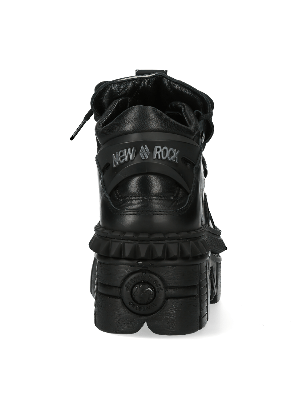 NEW ROCK Women's Urban Heavy Platform Boots with Metallic Details