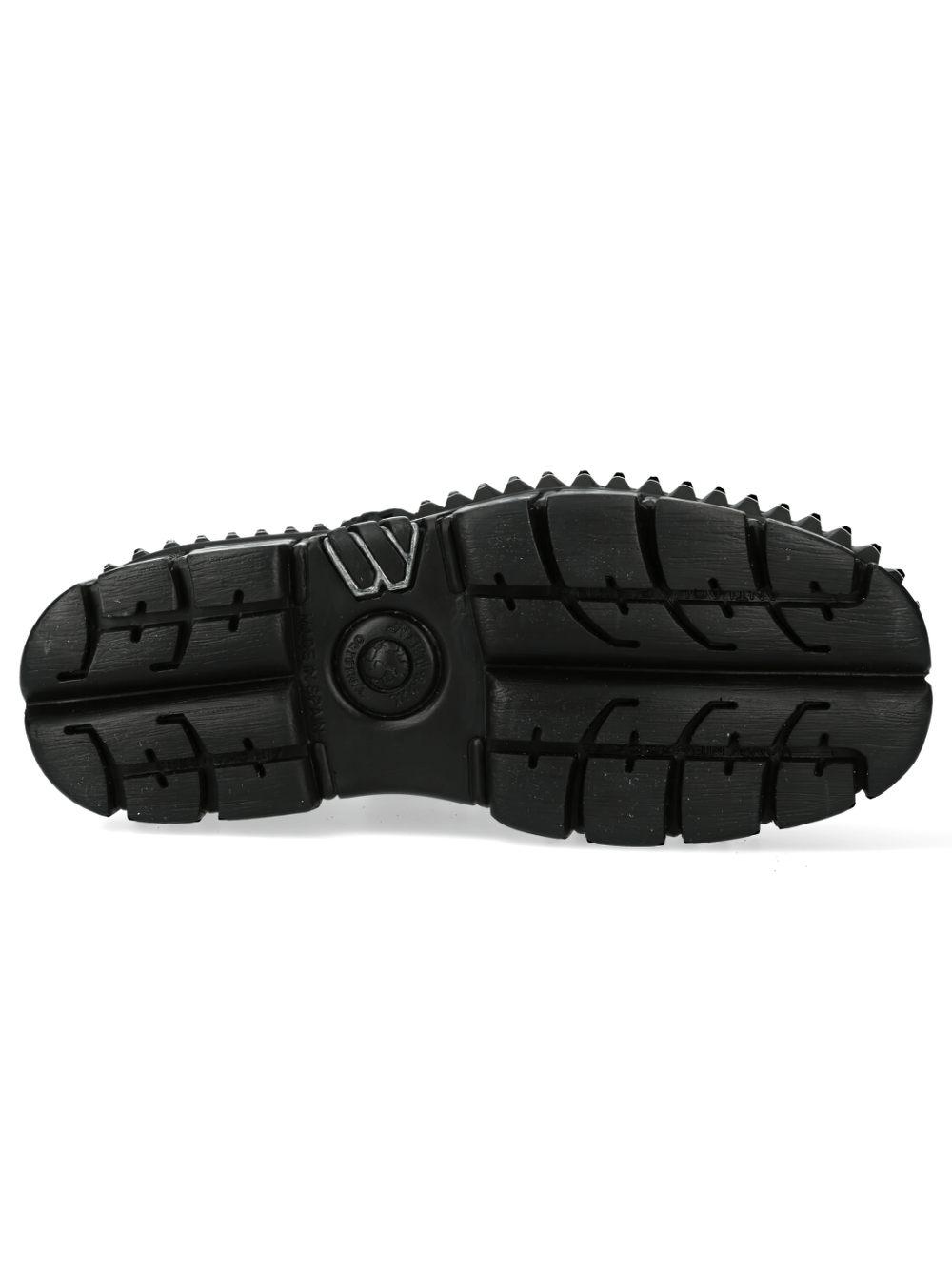 NEW ROCK Men's Urban Heavy Platform Boots with Metallic Details