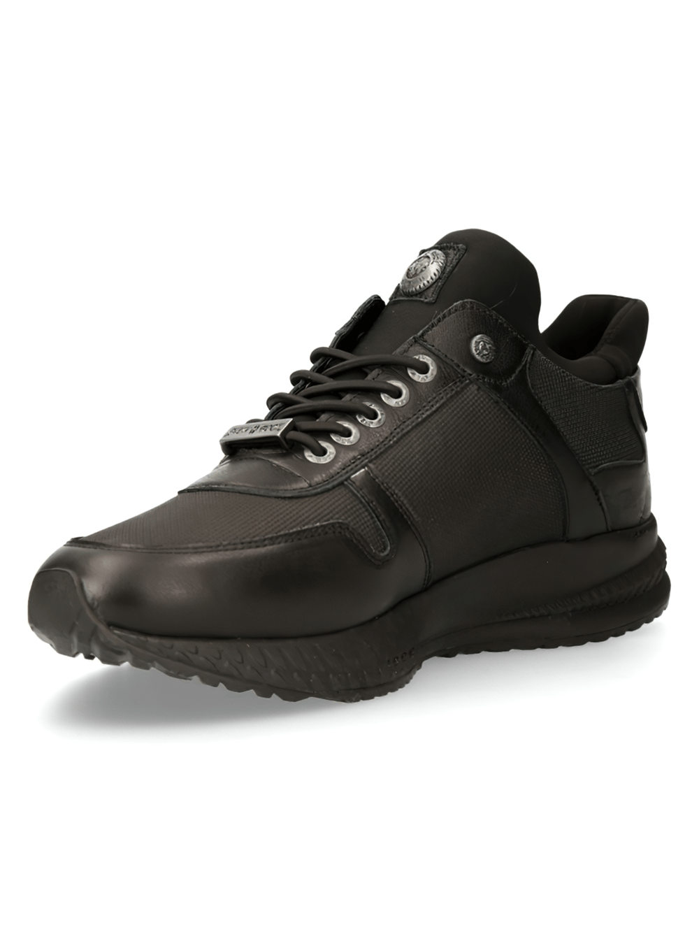 NEW ROCK Men's Urban Lace-Up Genuine Leather Sports Shoes