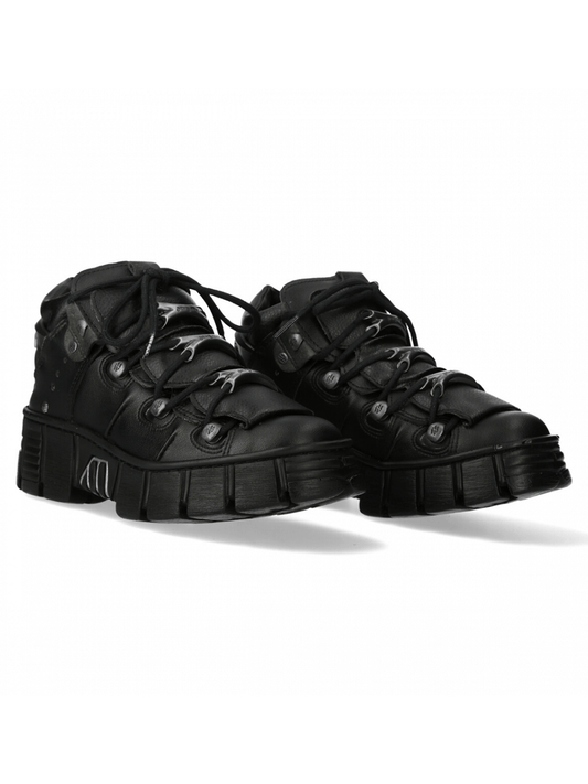 NEW ROCK Men's Urban Punk Platform Shoes with Chunky Soles