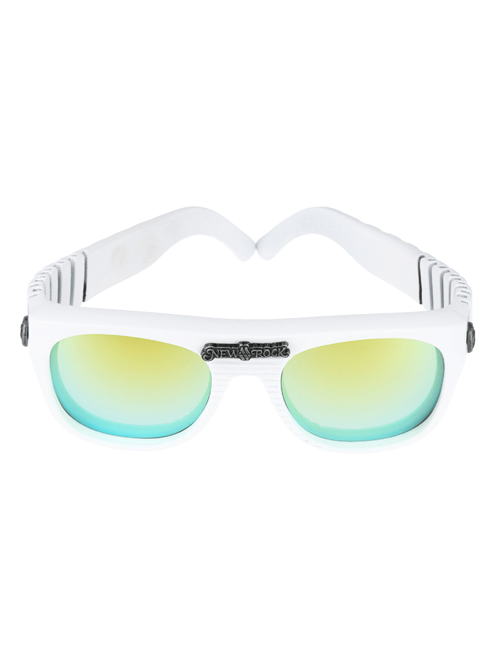 NEW ROCK White Fashion Sunglasses Unisex Design