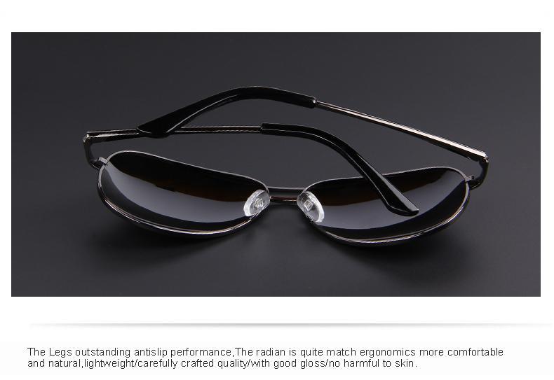 Driving 100% UV400 Protection Polarized Sunglasses with Night Vision