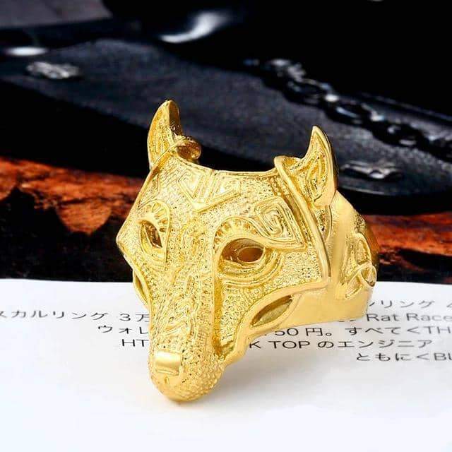 Nordic Wolf Viking Ring / Rock Style Jewelry for Men and Women