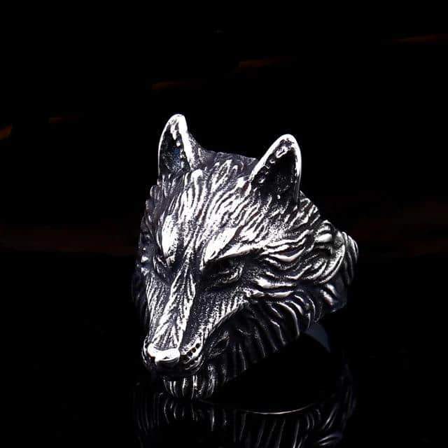 Nordic Wolf Viking Ring / Rock Style Jewelry for Men and Women