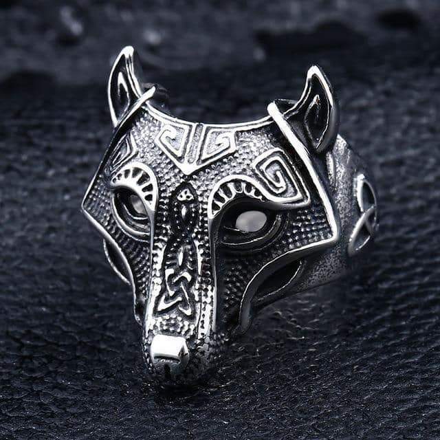 Nordic Wolf Viking Ring / Rock Style Jewelry for Men and Women