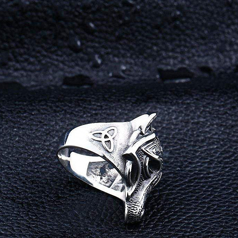 Nordic Wolf Viking Ring / Rock Style Jewelry for Men and Women