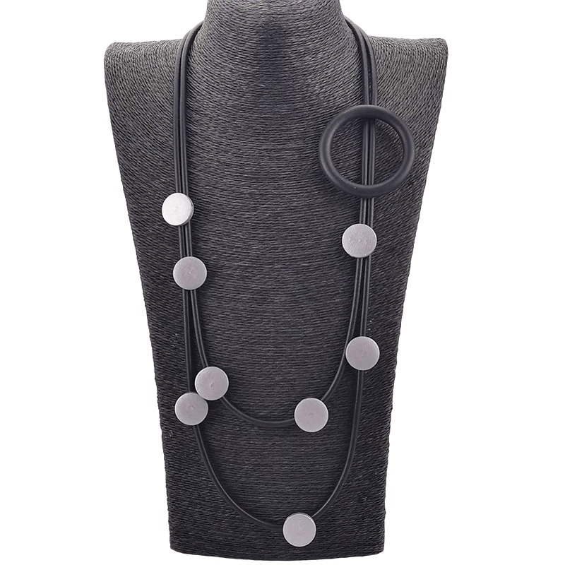 Original Design Rubber Necklaces in Gothic Style / Ethnic Accessories for Women