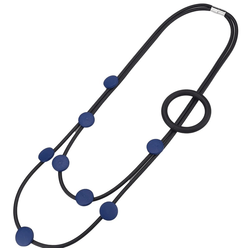 Original Design Rubber Necklaces in Gothic Style / Ethnic Accessories for Women