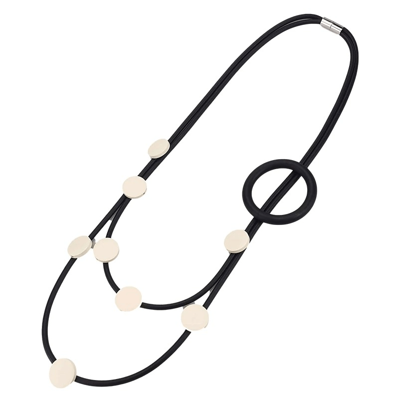 Original Design Rubber Necklaces in Gothic Style / Ethnic Accessories for Women