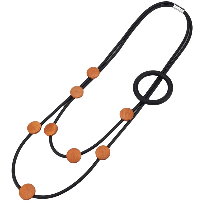 Original Design Rubber Necklaces in Gothic Style / Ethnic Accessories for Women