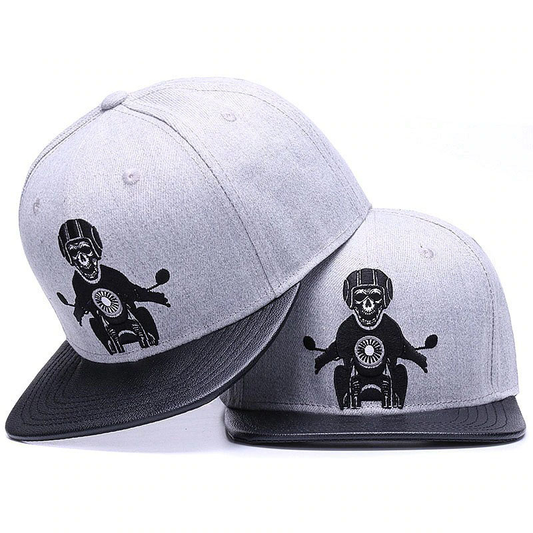 Original Skeleton Baseball Cap / Unisex Adjustable Snapback Hats / Punk Rock Style Caps