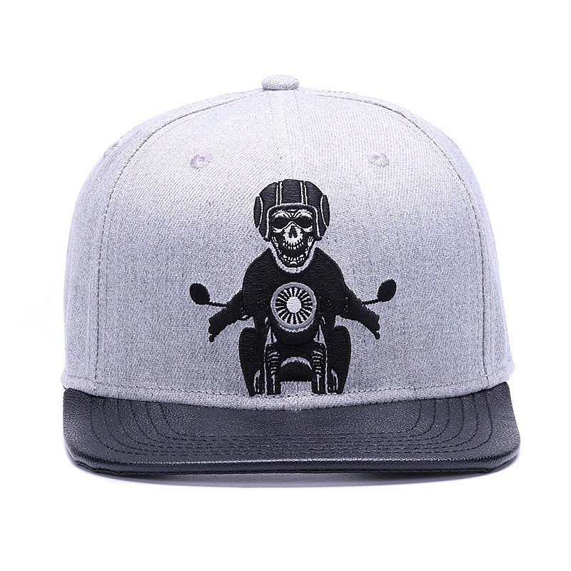 Original Skeleton Baseball Cap / Unisex Adjustable Snapback Hats / Punk Rock Style Caps