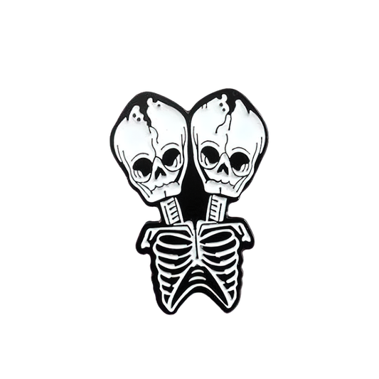 Patch Of The Two-Headed Skeleton Of The Alien / Stylish Unisex Accessories For Clothing