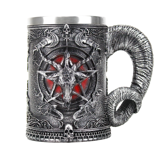 Pentagram Drinkware Beer Cup / Mystic Beer Mug For Men And Women