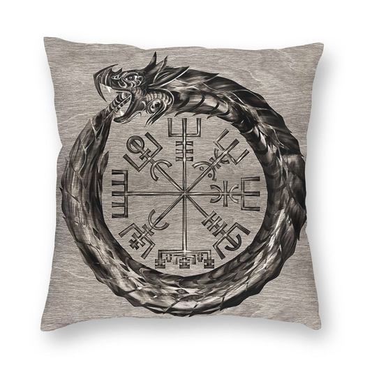 Pillow Cover Home Decor With Vegvisir Viking / Cushion Cover Throw Pillow Double-sided Printing