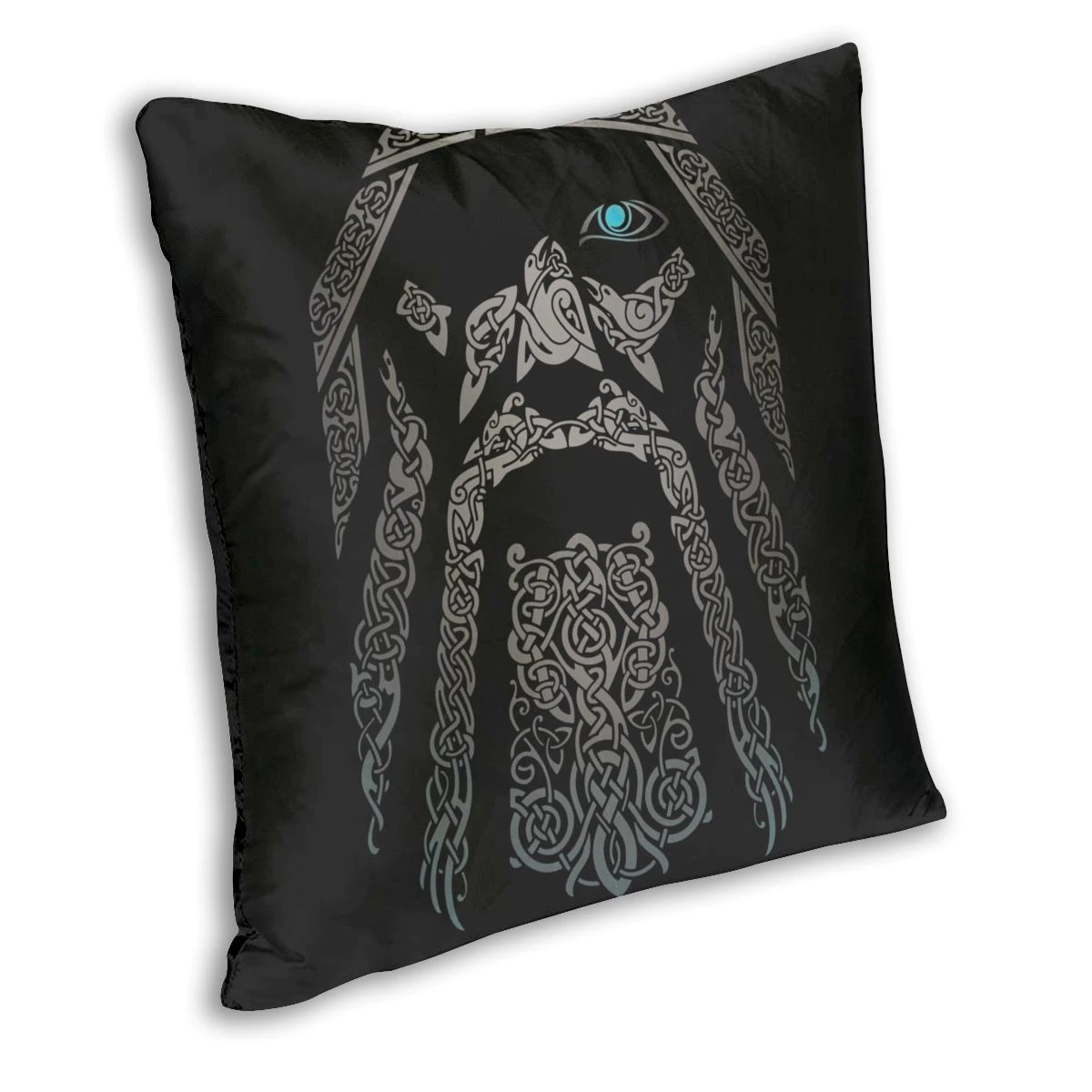 Pillowcover Home Decor with Son Odin Vikings / Cover of Polyester with Double-sided Printing