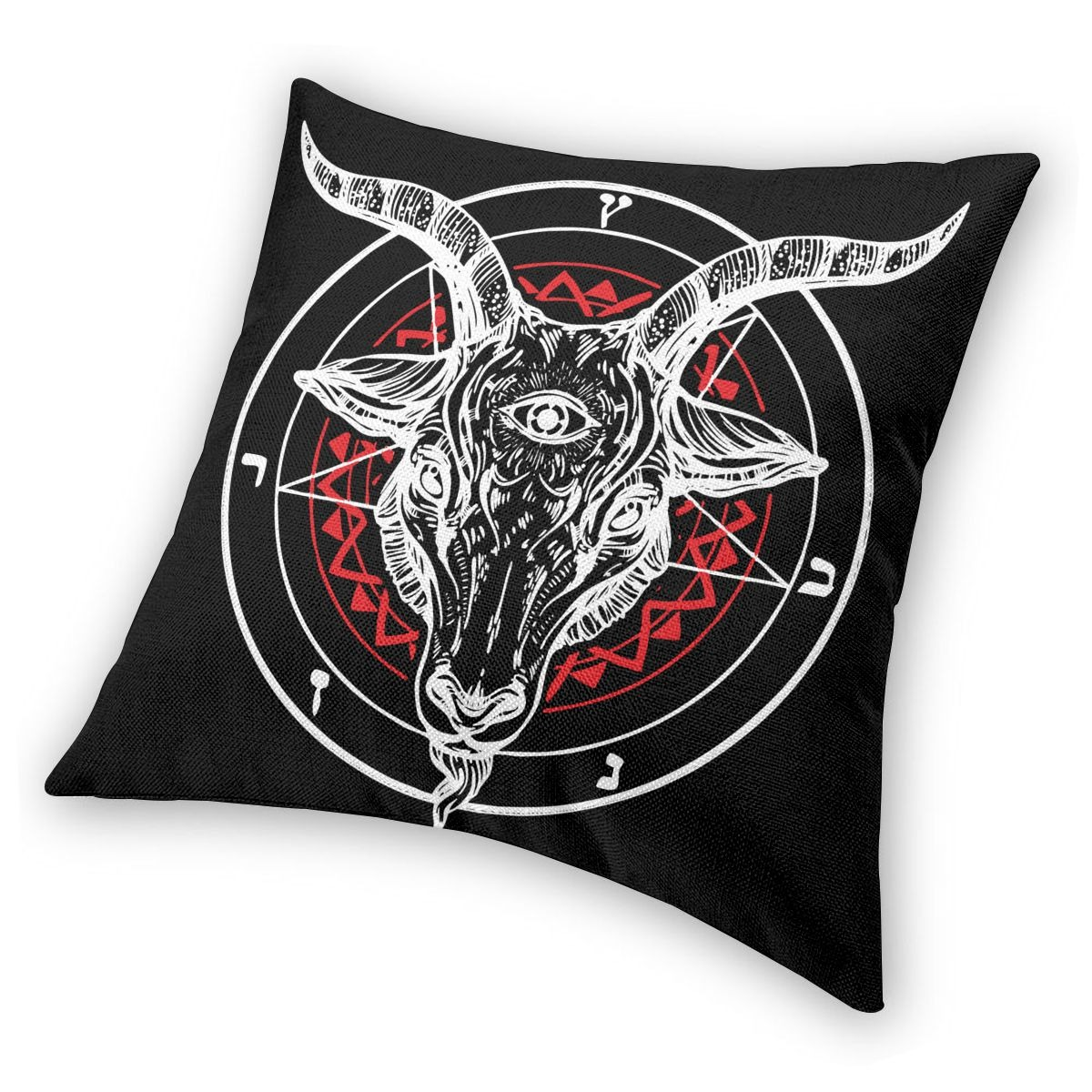 Pillowcover with print Satanic Goat / Decoration Pillow for Sofa with Double-sided Printing
