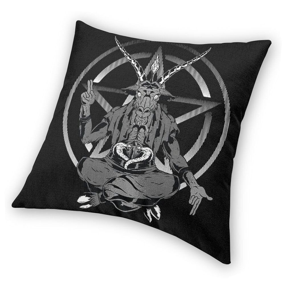 Pillowcover with print Satanic Goat / Decoration Pillow for Sofa with Double-sided Printing #2