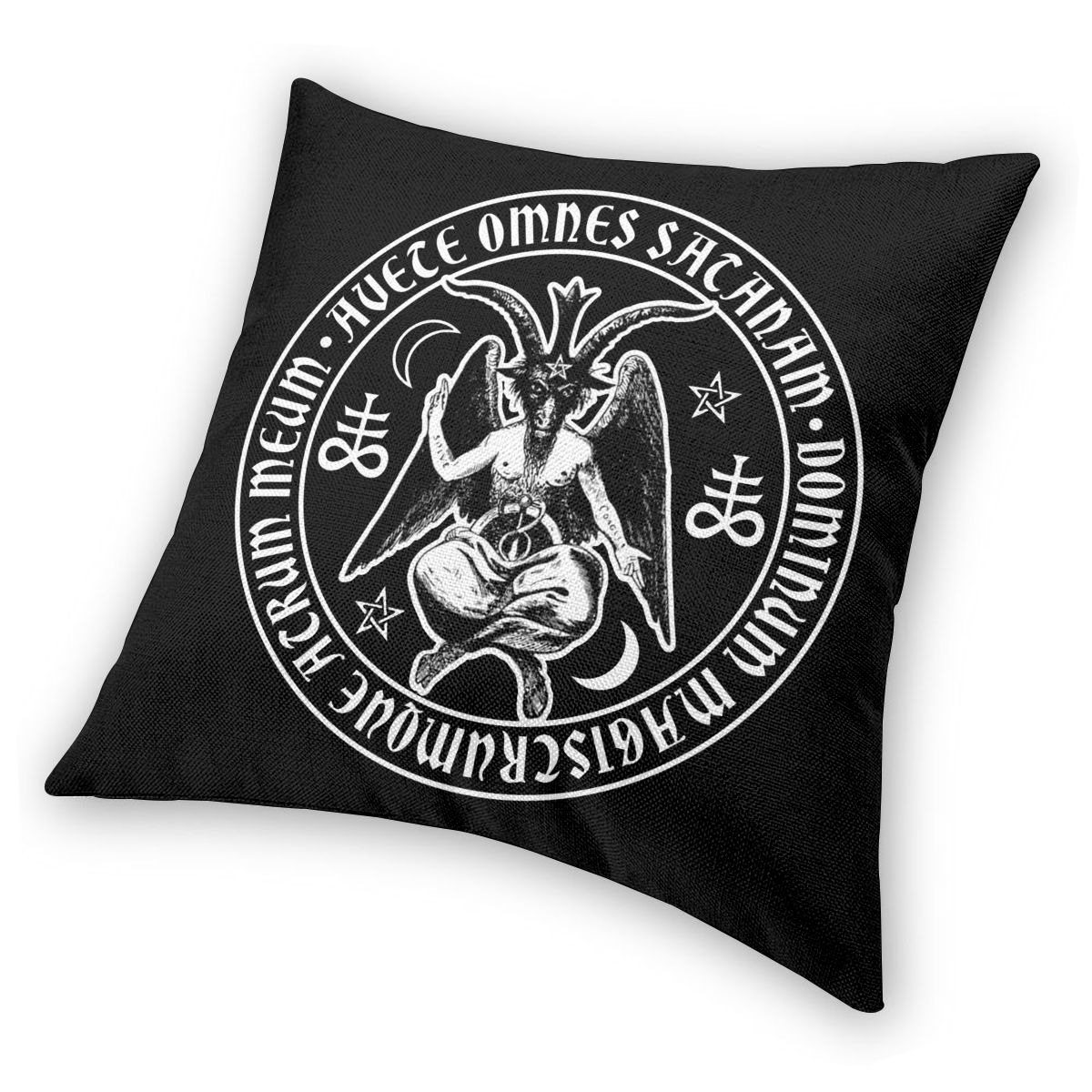 Pillowcover with print Satanic Goat / Decoration Pillow for Sofa with Double-sided Printing #3